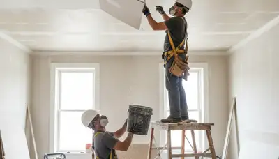 Ceiling water damage repair in Visalia, CA for stained, sagging home ceilings with hidden moisture issues