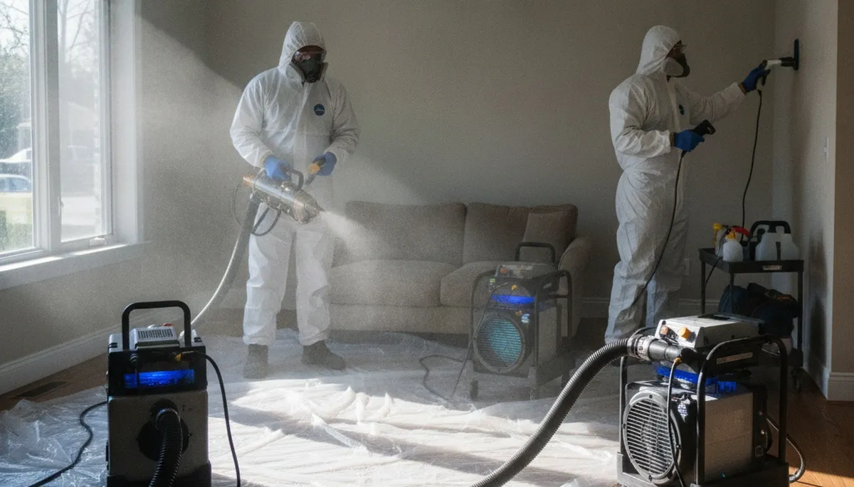 Visalia, CA water damage odor removal for homes after moisture and mold smells