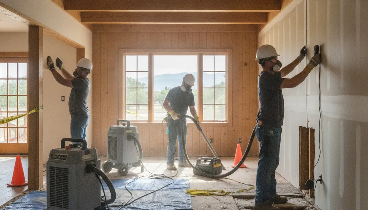 Water damage restoration team serving Visalia, CA, for fast cleanup and repair