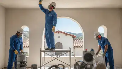 Water damage restoration team in Visalia, CA providing fast residential and commercial cleanup services