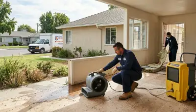 Water damage restoration team in Visalia, CA serving homes and businesses