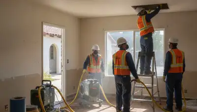 Water damage restoration team serving Visalia, CA for fast cleanup and repair